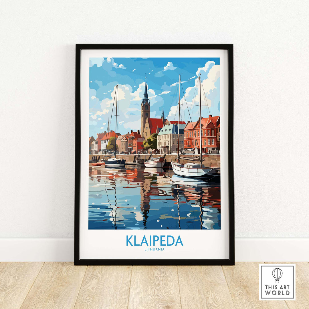 Klaipeda Travel Poster