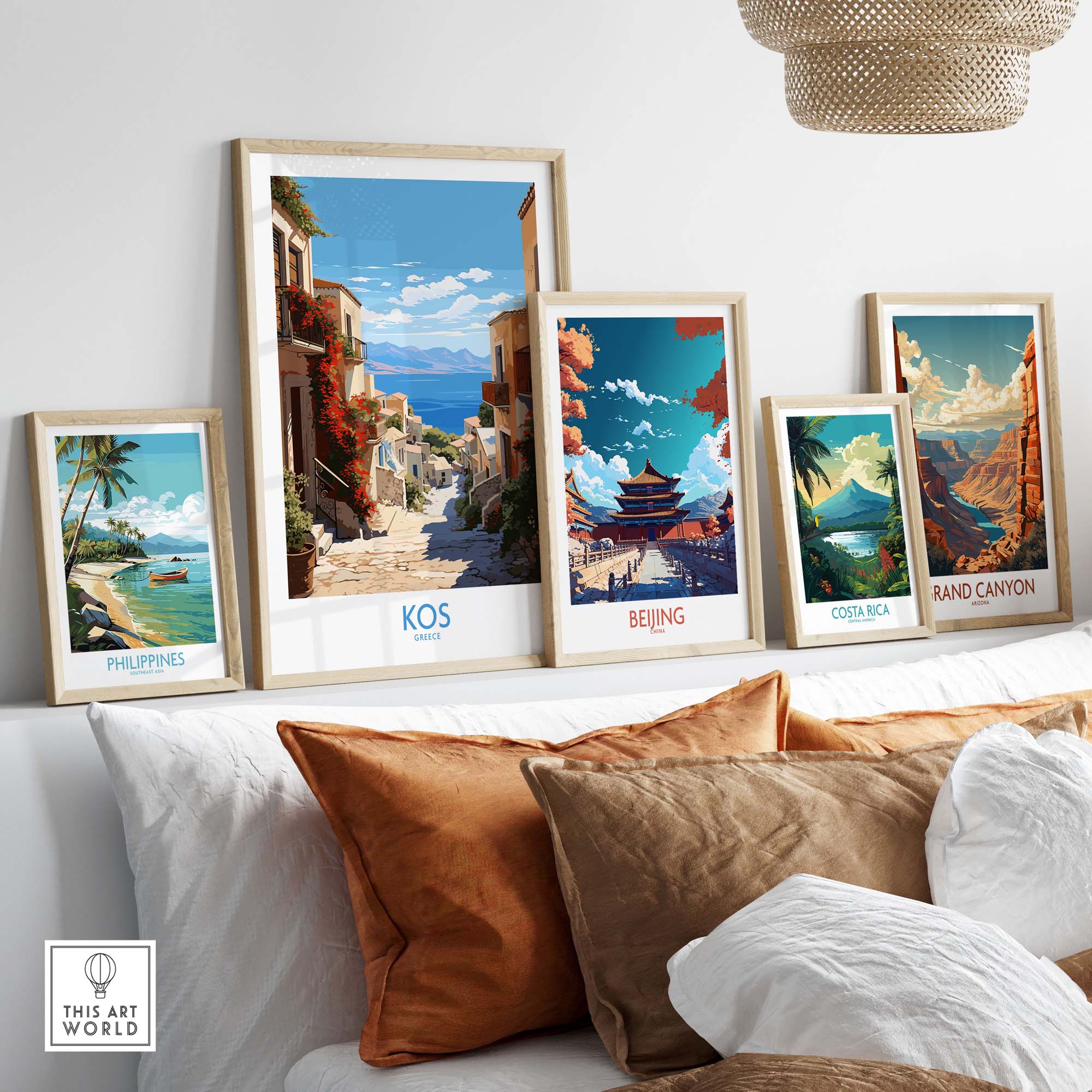 Kos Greece Travel Poster