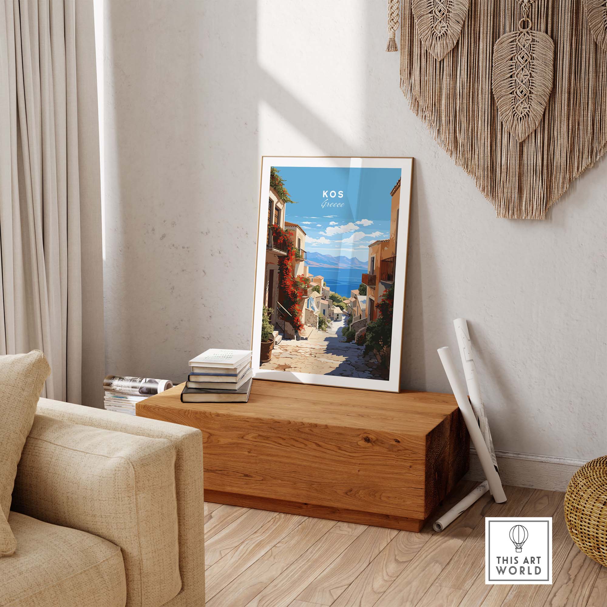 Kos Greece Travel Print
