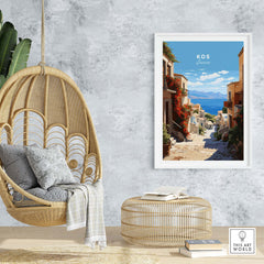 Kos Greece Travel Print