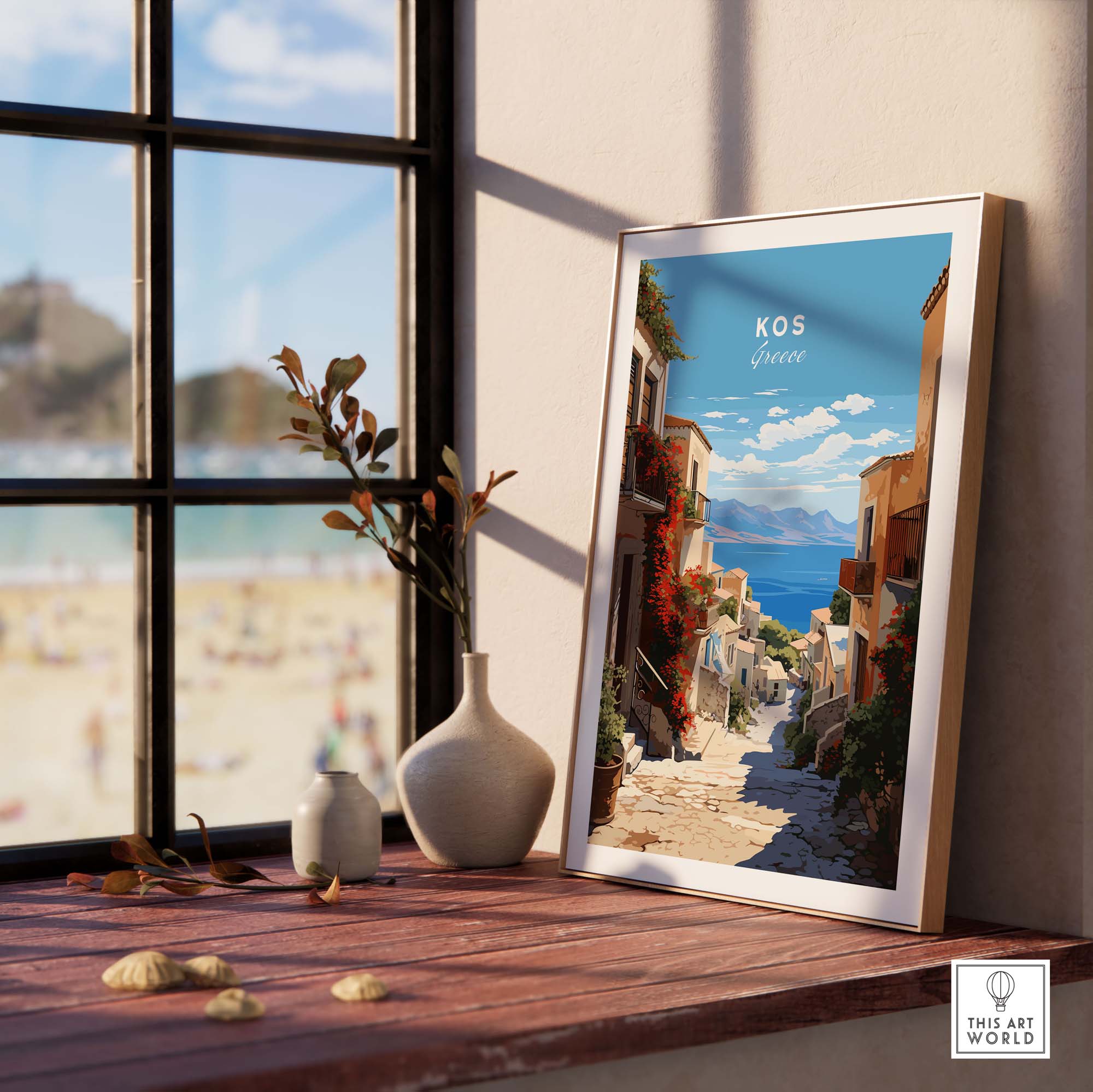 Kos Greece Travel Print