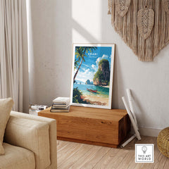 Krabi Travel Poster