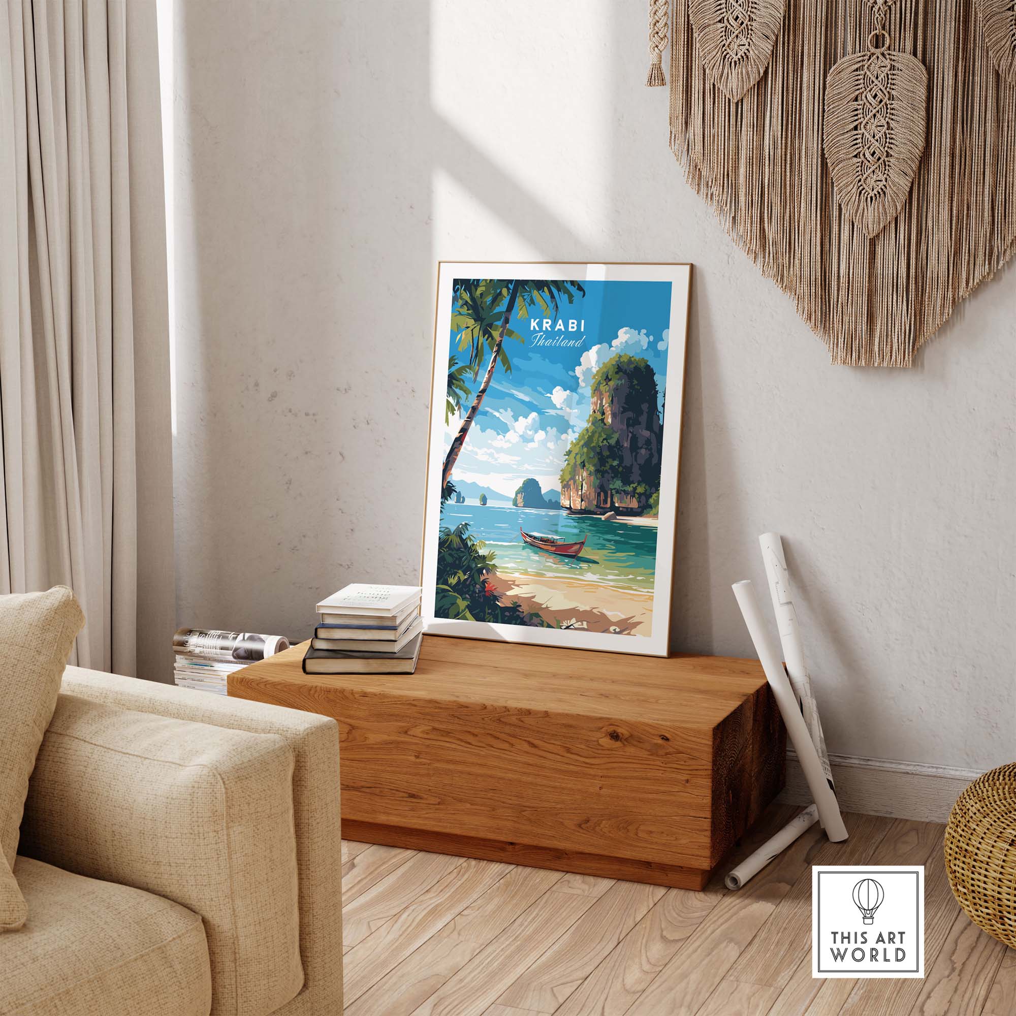 Krabi Travel Poster