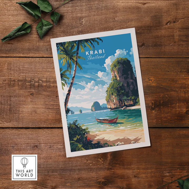 Krabi Travel Poster