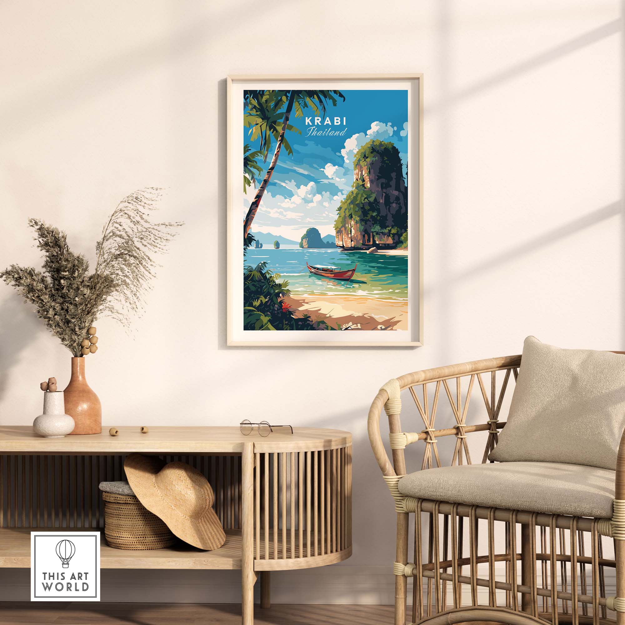 Krabi Travel Poster