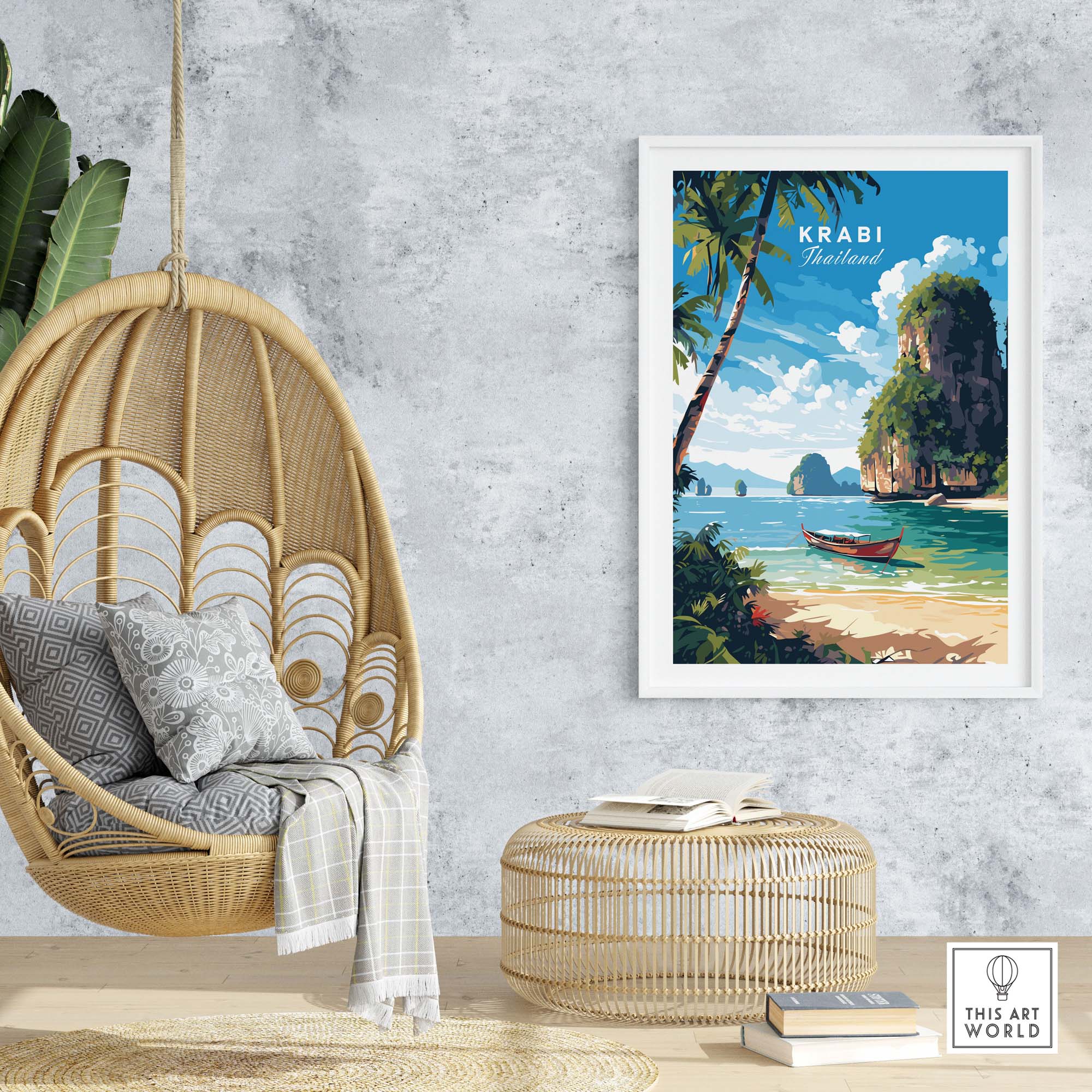 Krabi Travel Poster