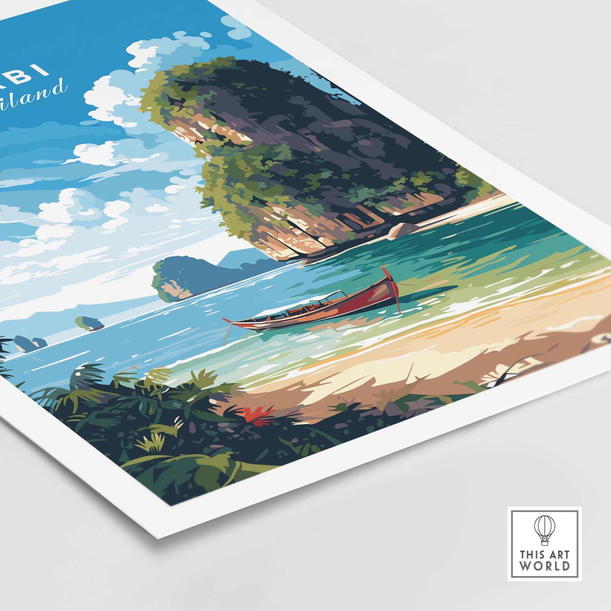 Krabi Travel Poster