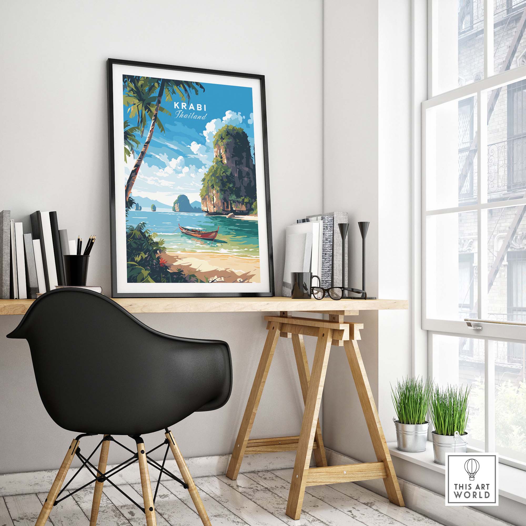 Krabi Travel Poster