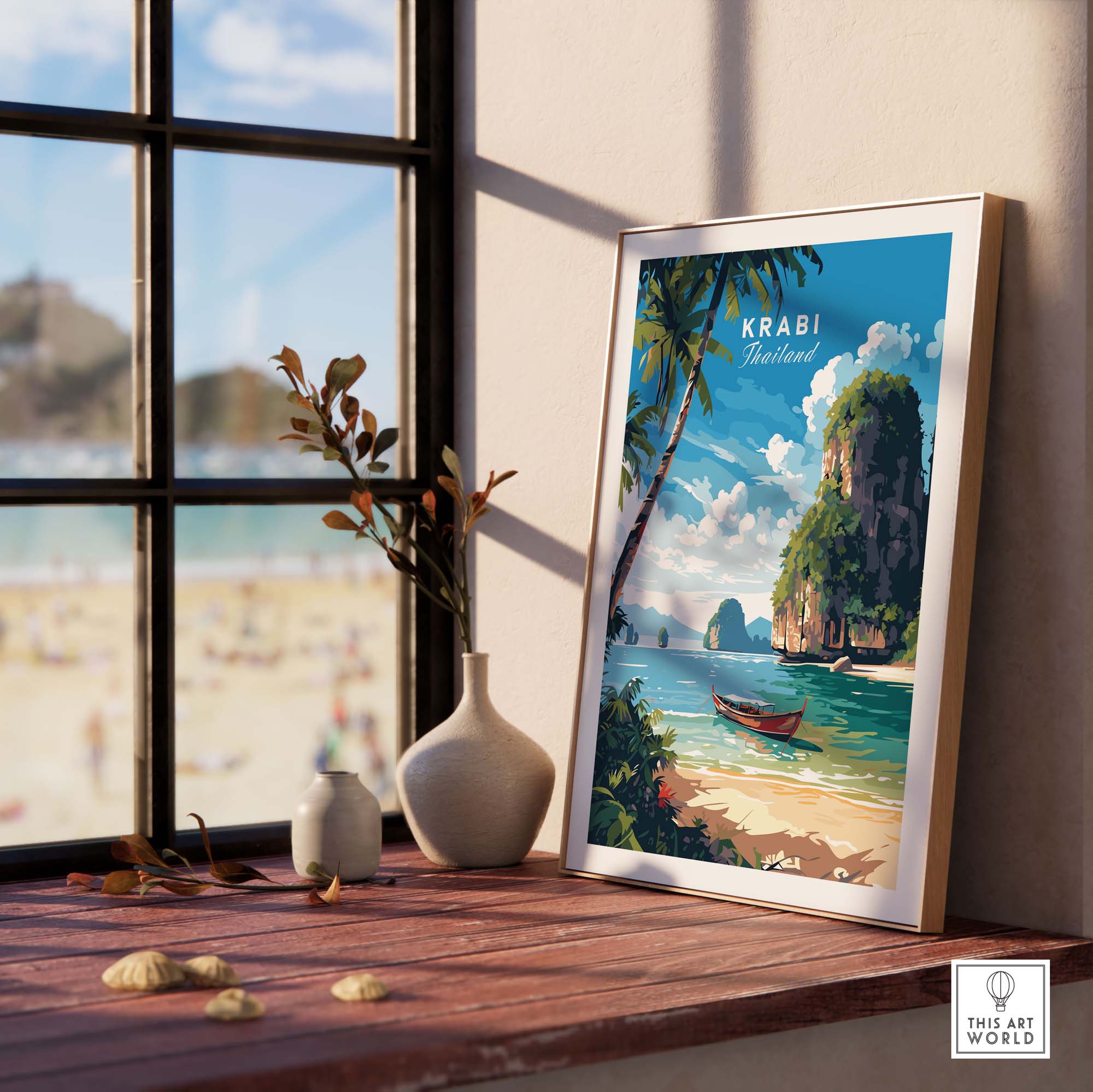 Krabi Travel Poster