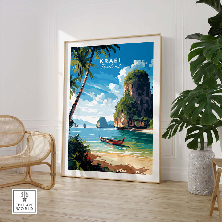 Krabi Travel Poster