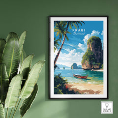 Krabi Travel Poster