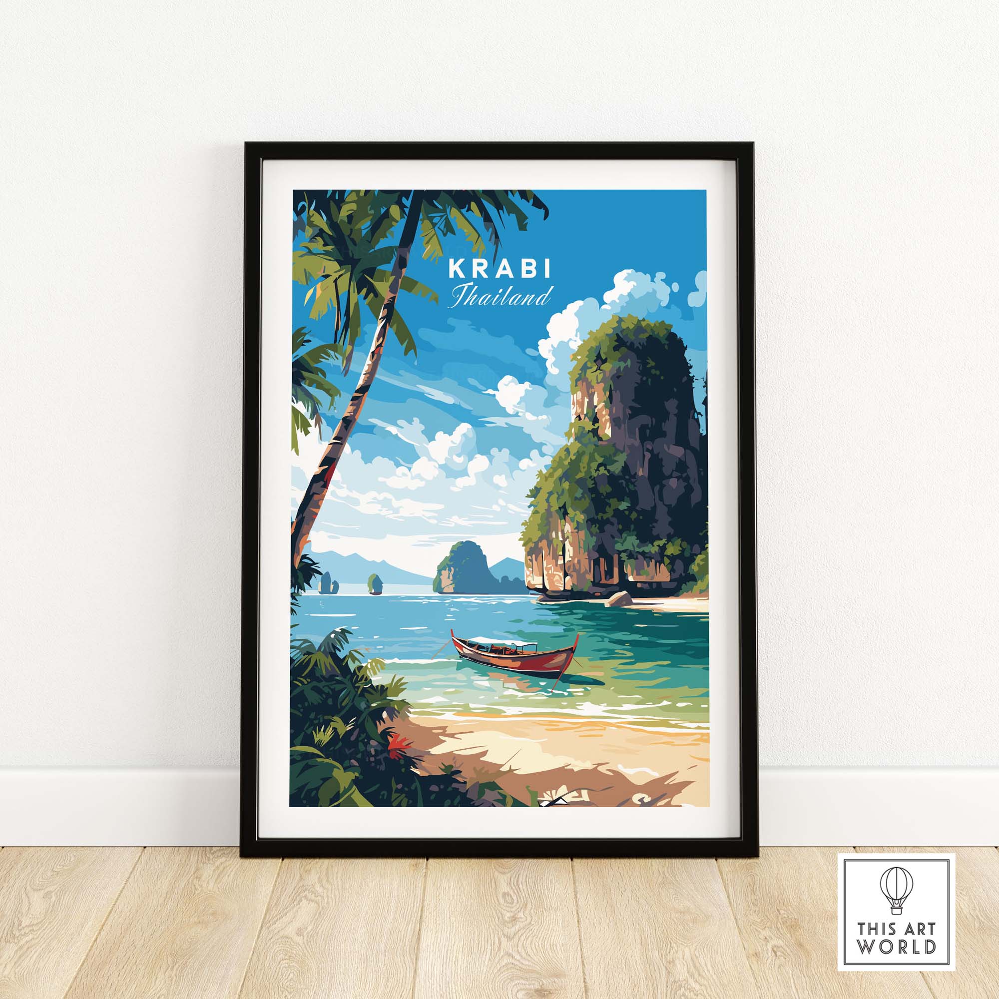 Krabi Travel Poster