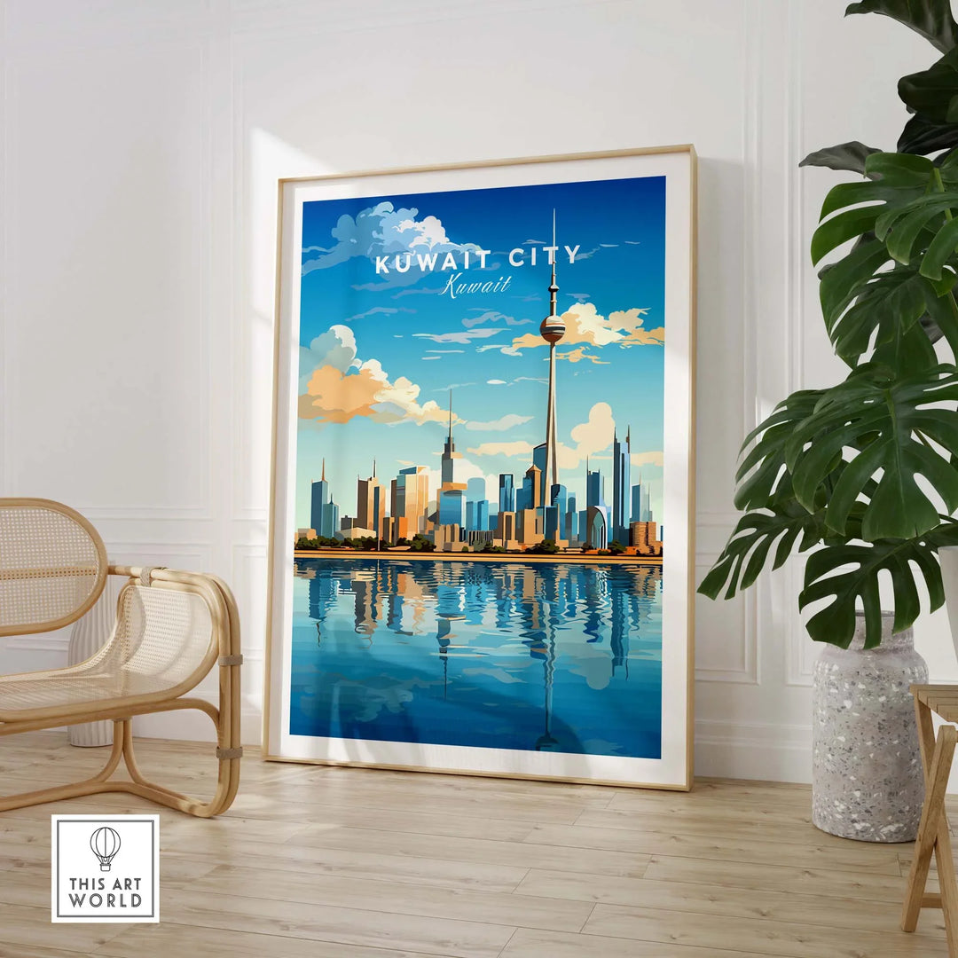 Kuwait City Poster exclusive at This Art World