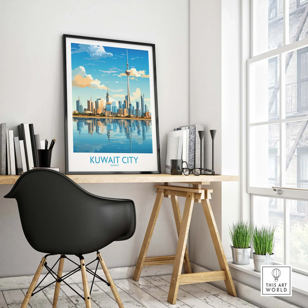Kuwait City Print