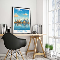 Kuwait City Print