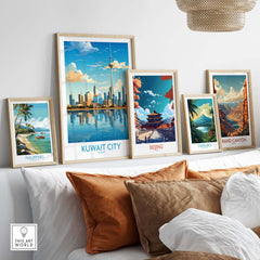 Kuwait City Print