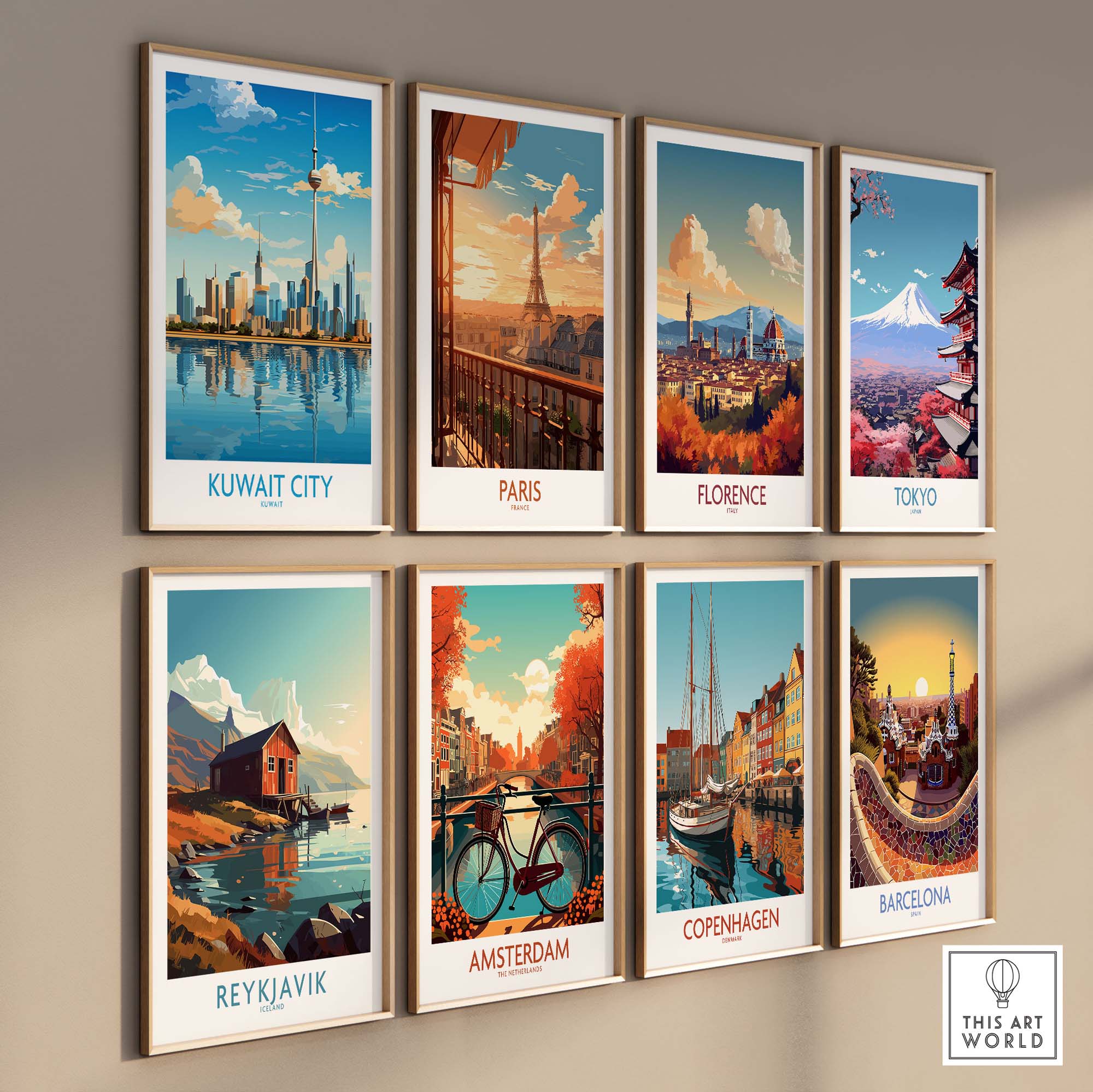 Kuwait City Print