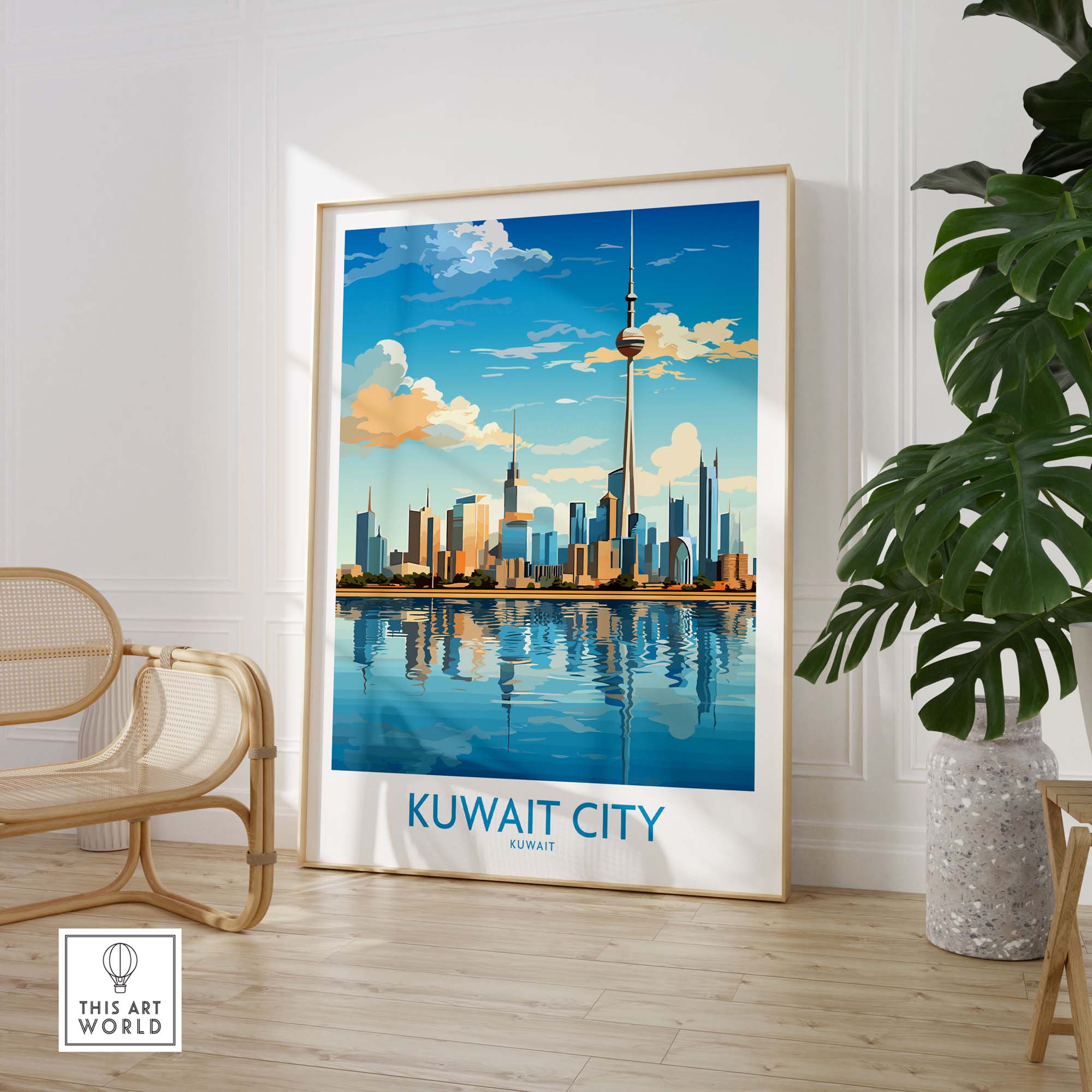 Kuwait City Print