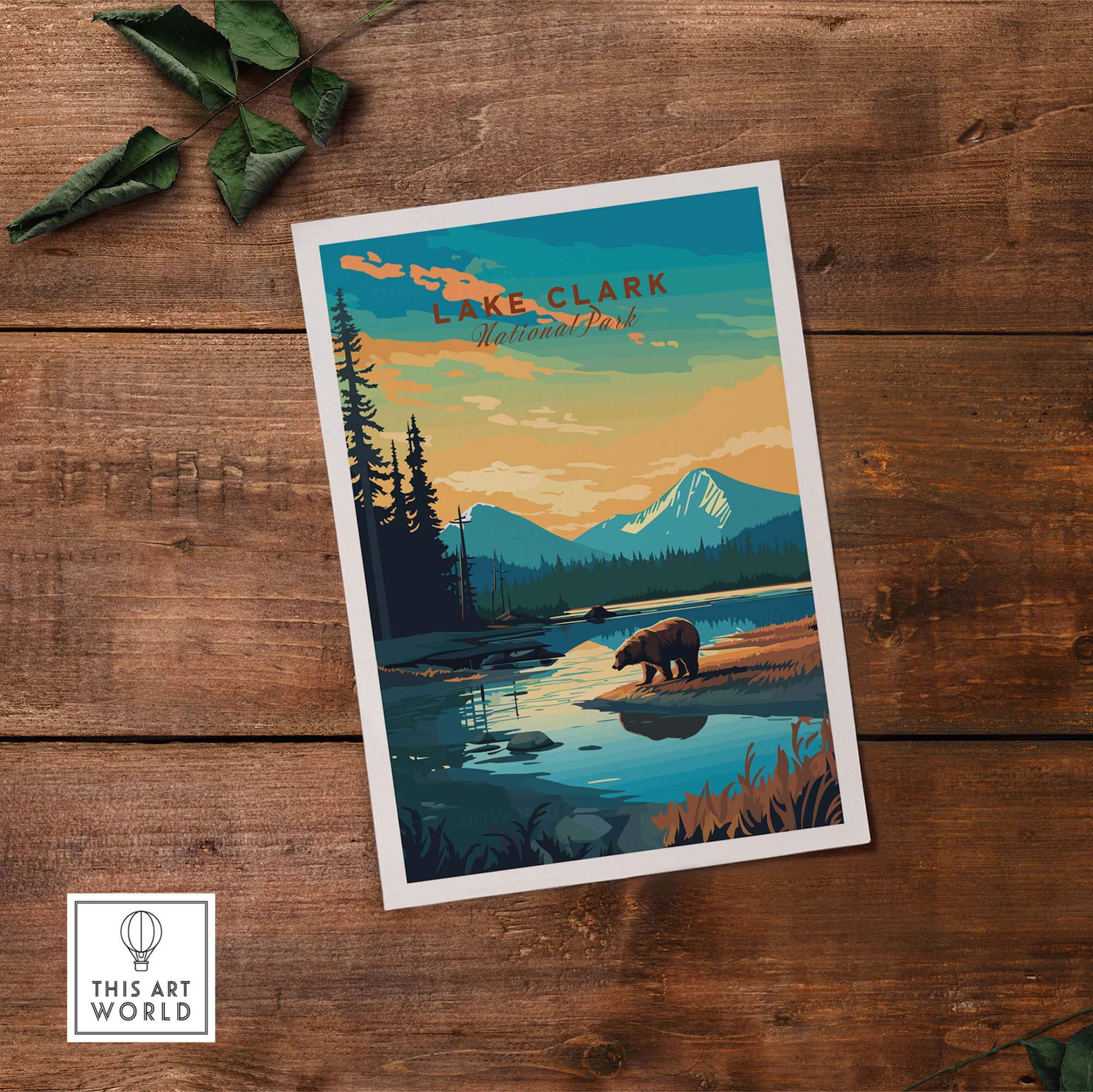 Lake Clark National Park Poster