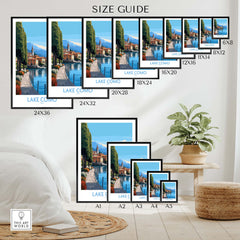 Lake Como Poster | Modern