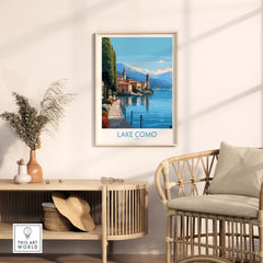 Lake Como Poster | Modern