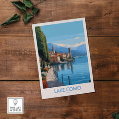 Lake Como Poster | Modern