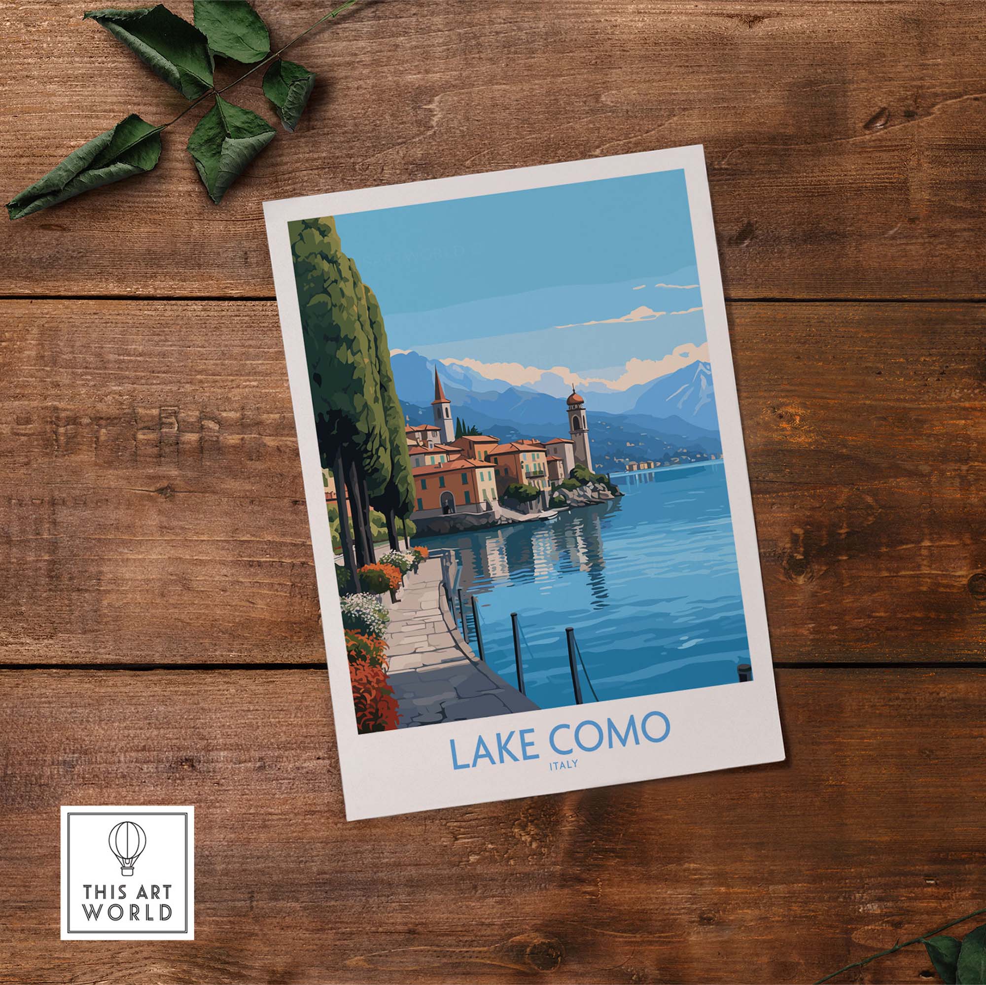 Lake Como Poster | Modern