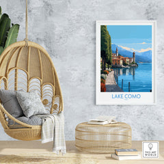 Lake Como Poster | Modern