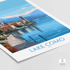Lake Como Poster | Modern