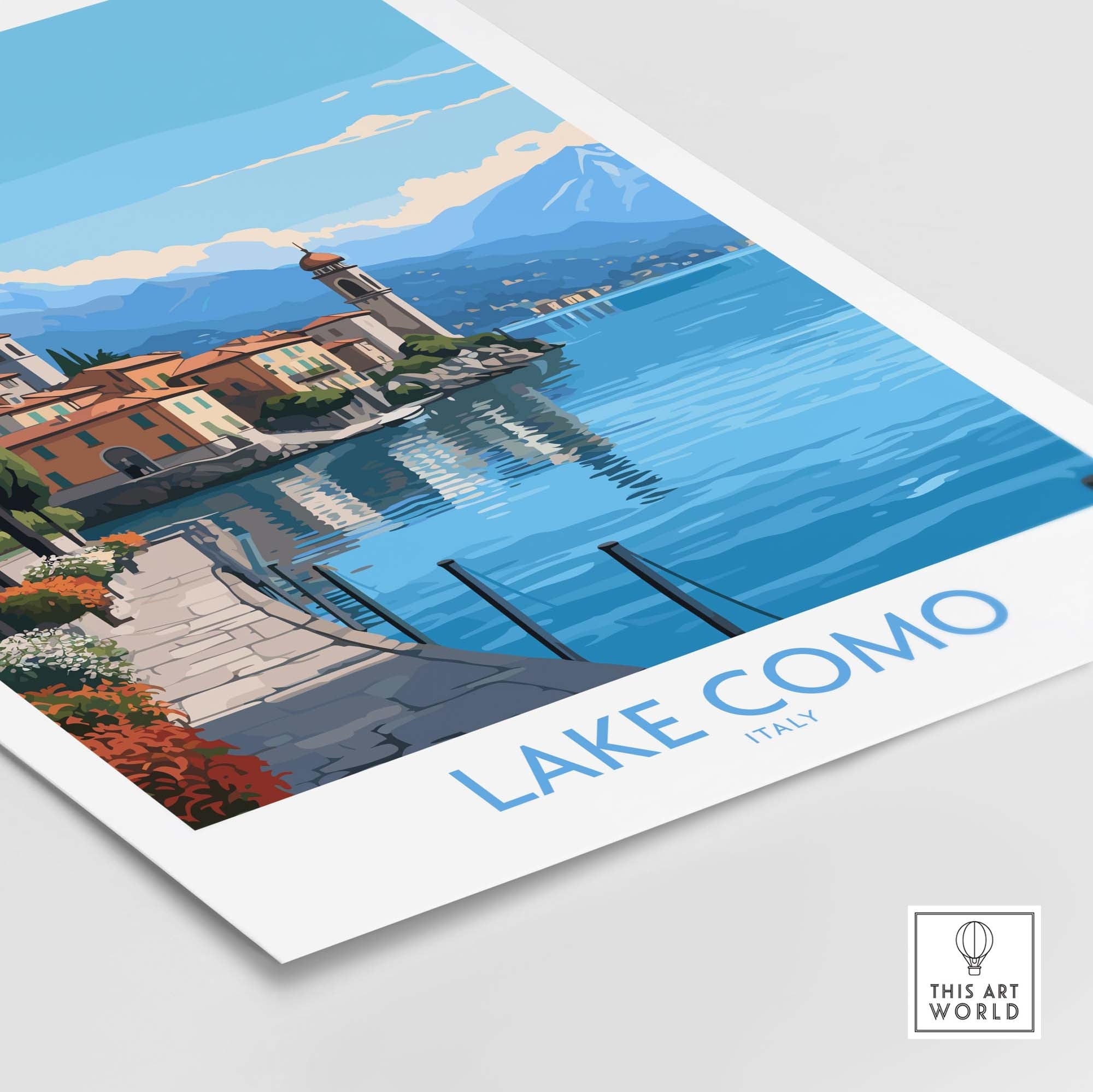 Lake Como Poster | Modern