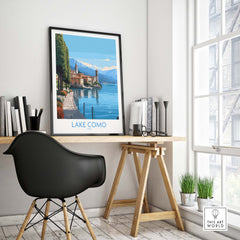 Lake Como Poster | Modern