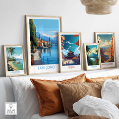 Lake Como Poster | Modern