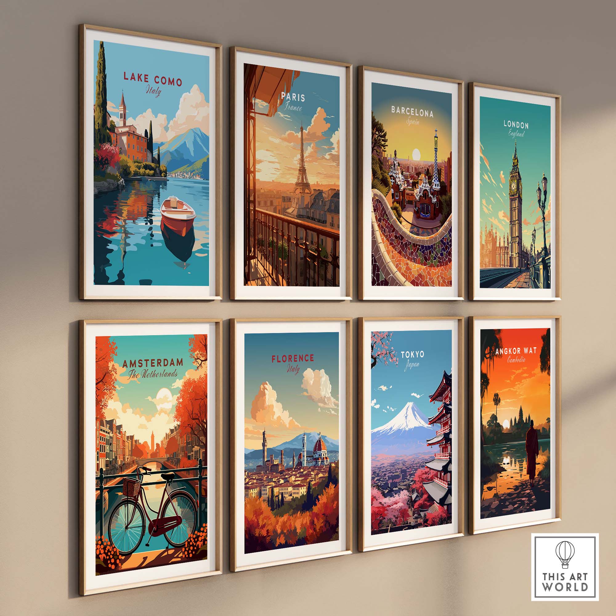Lake Como Wall Art