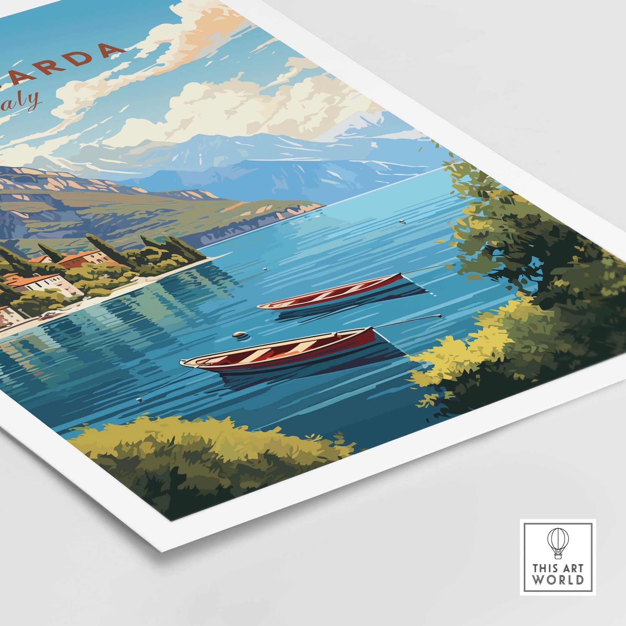 Lake Garda Art Print