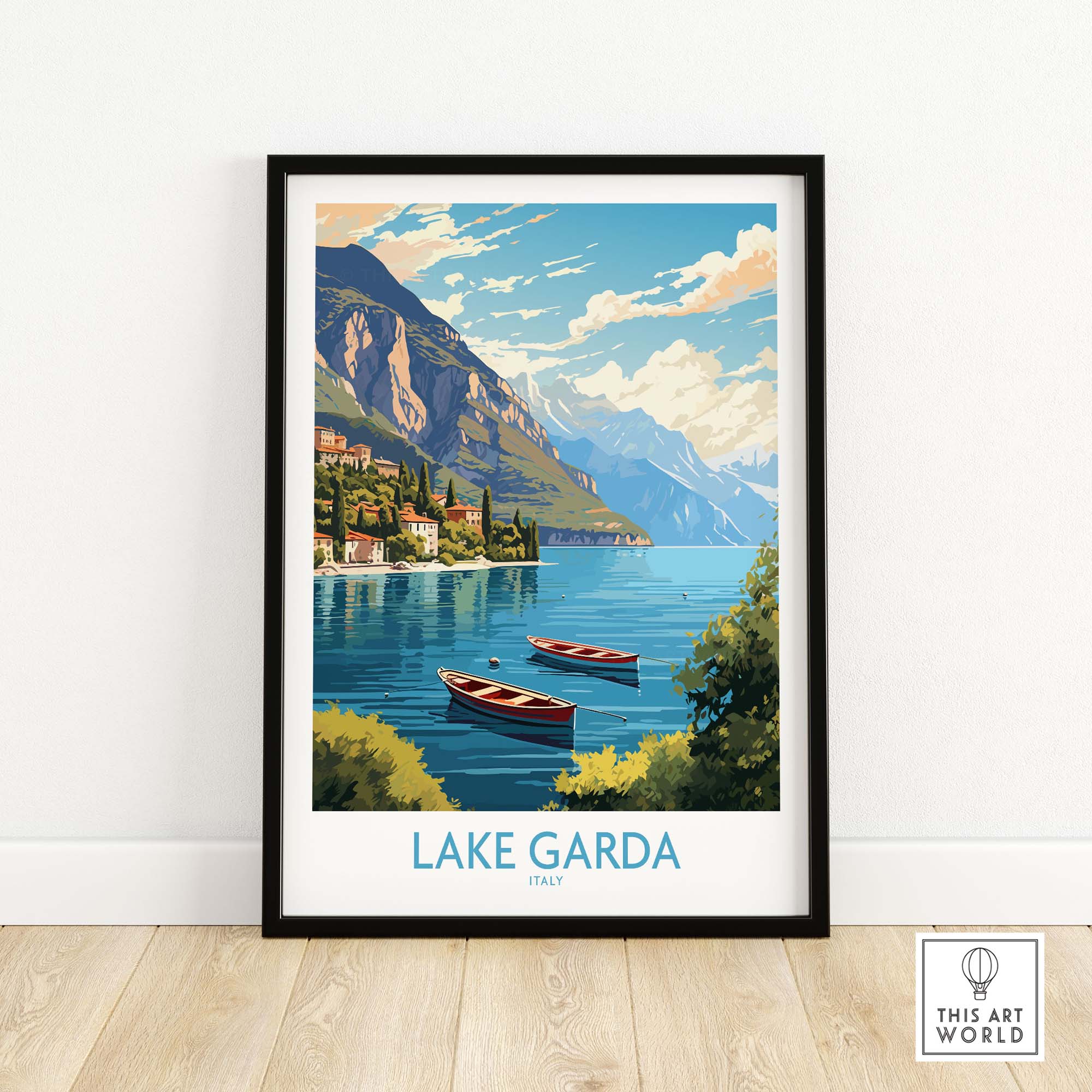 Lago Di Garda Italy Fine Art Photographic Print selling Matted Frame