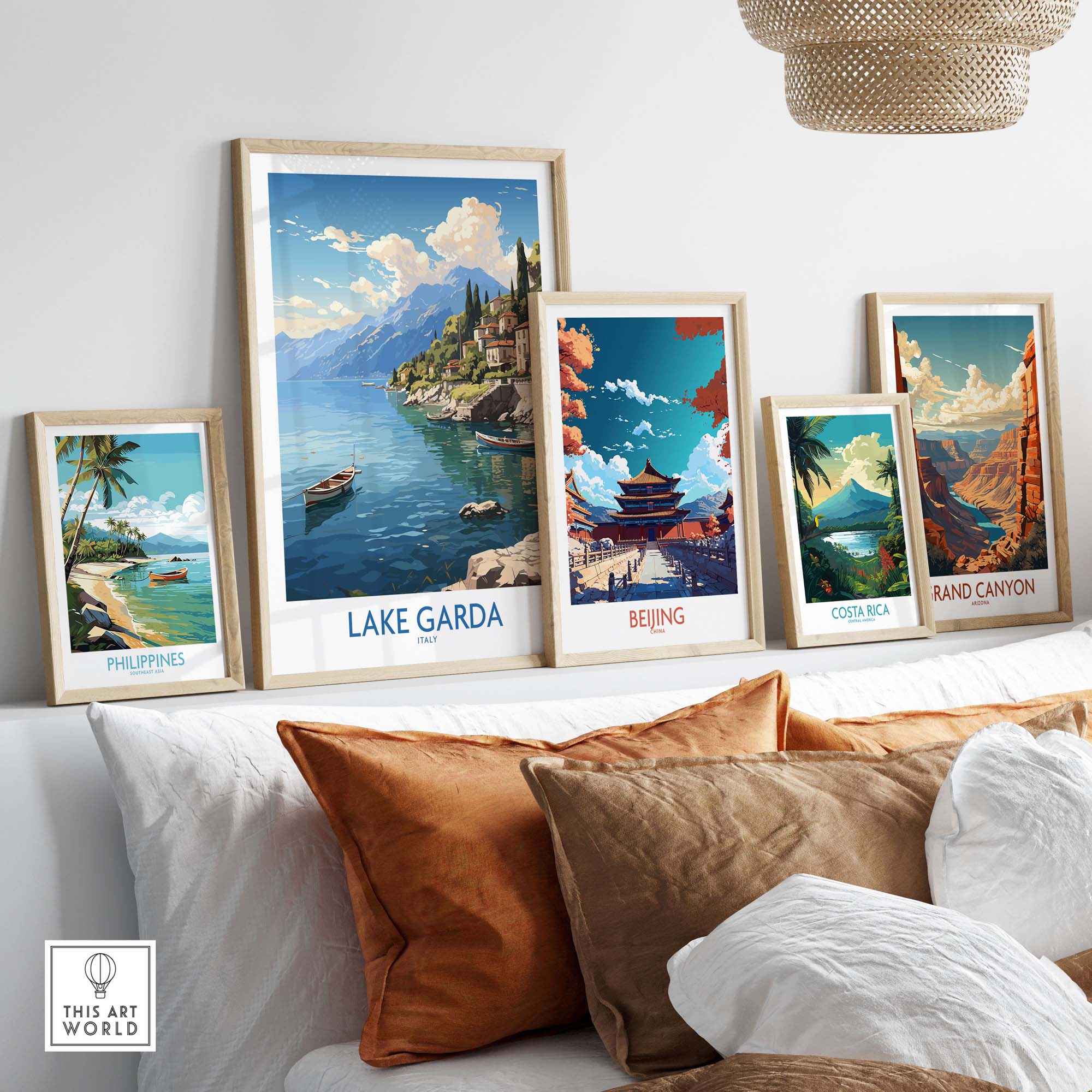 Lake Garda Wall Art exclusive at This Art World