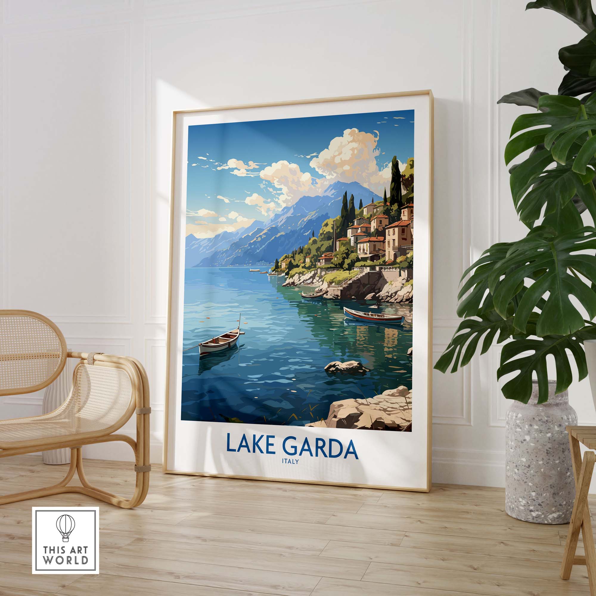 Lake Garda Wall Art exclusive at This Art World