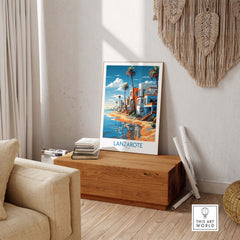 Lanzarote Travel Poster
