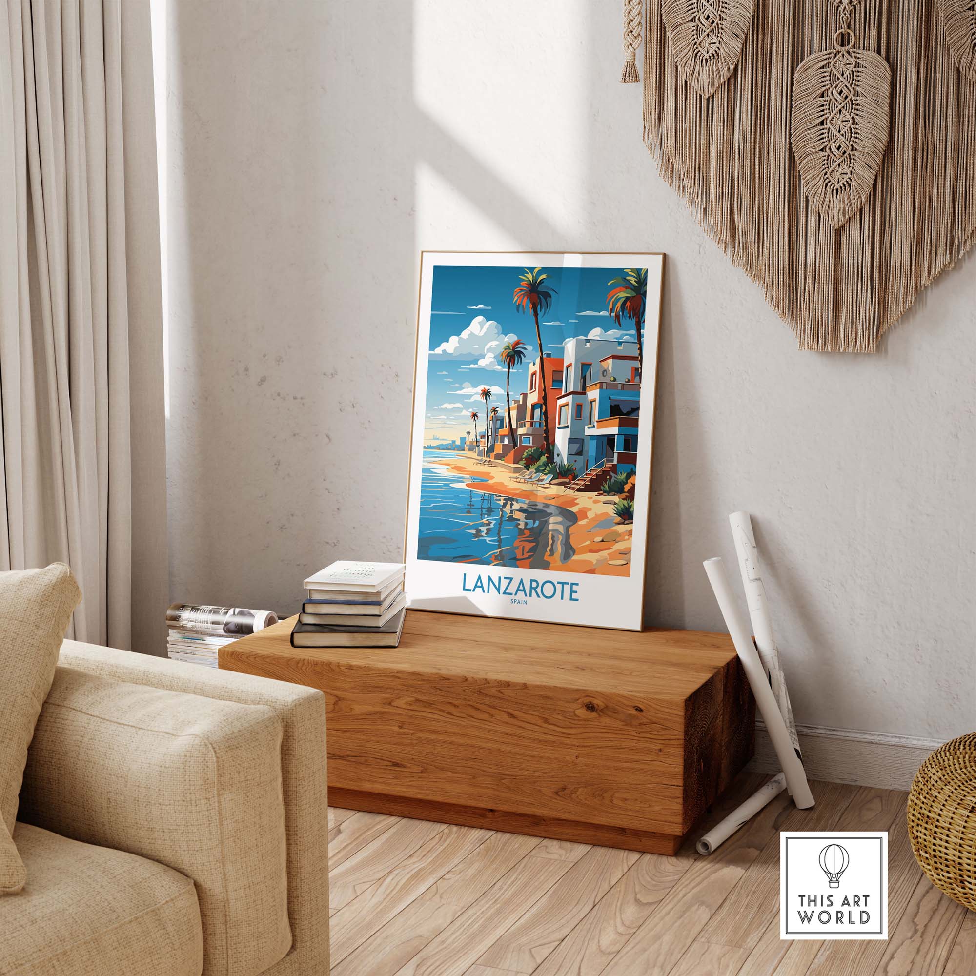 Lanzarote Travel Poster