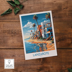 Lanzarote Travel Poster