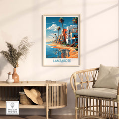 Lanzarote Travel Poster