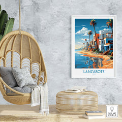 Lanzarote Travel Poster