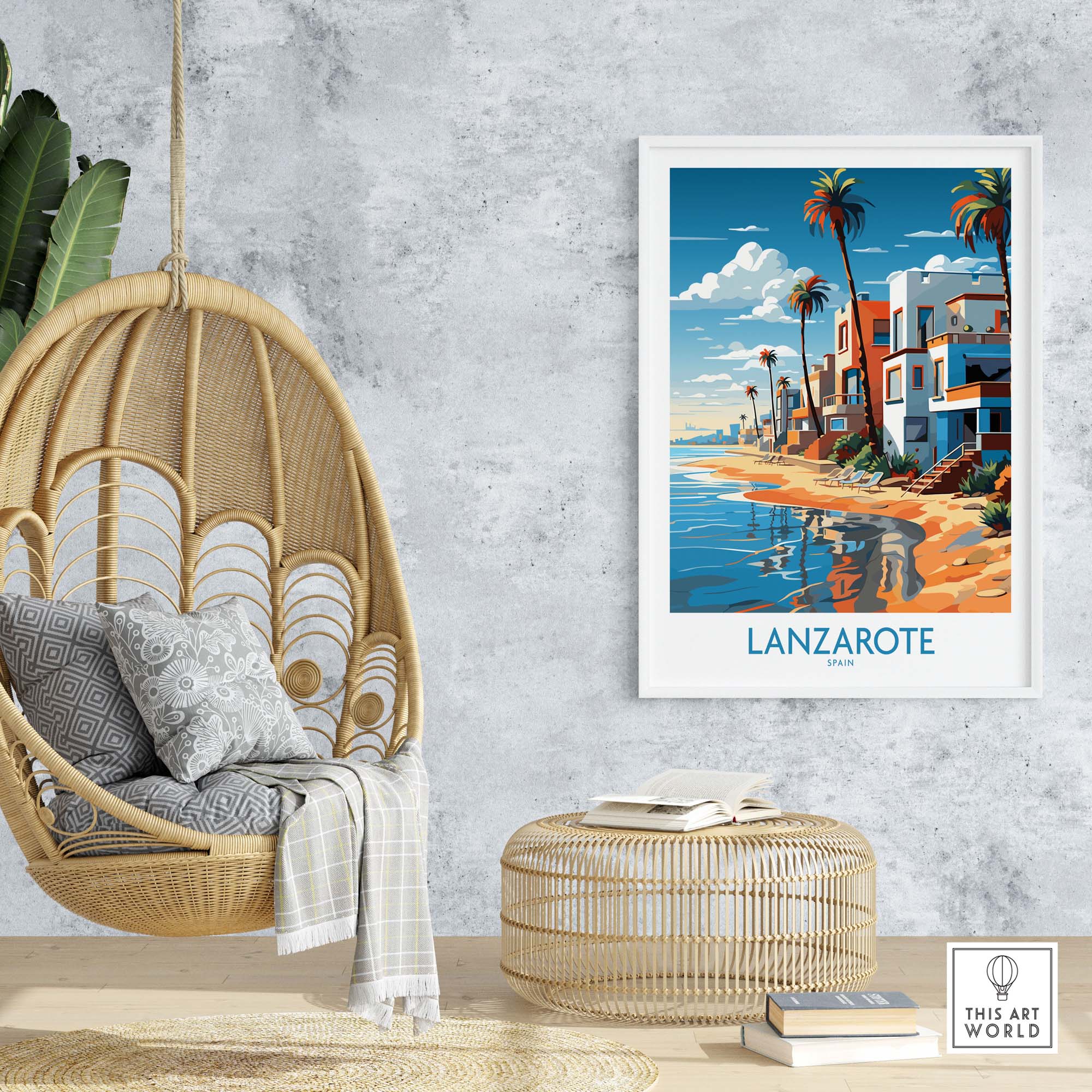 Lanzarote Travel Poster