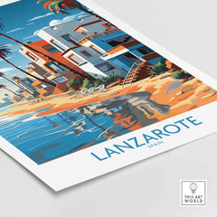 Lanzarote Travel Poster