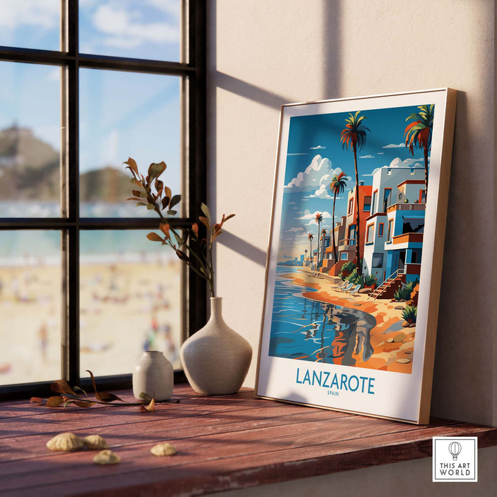 Lanzarote Travel Poster