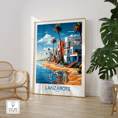 Lanzarote Travel Poster