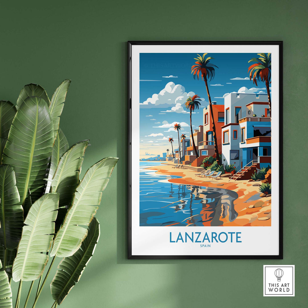 Lanzarote Travel Poster
