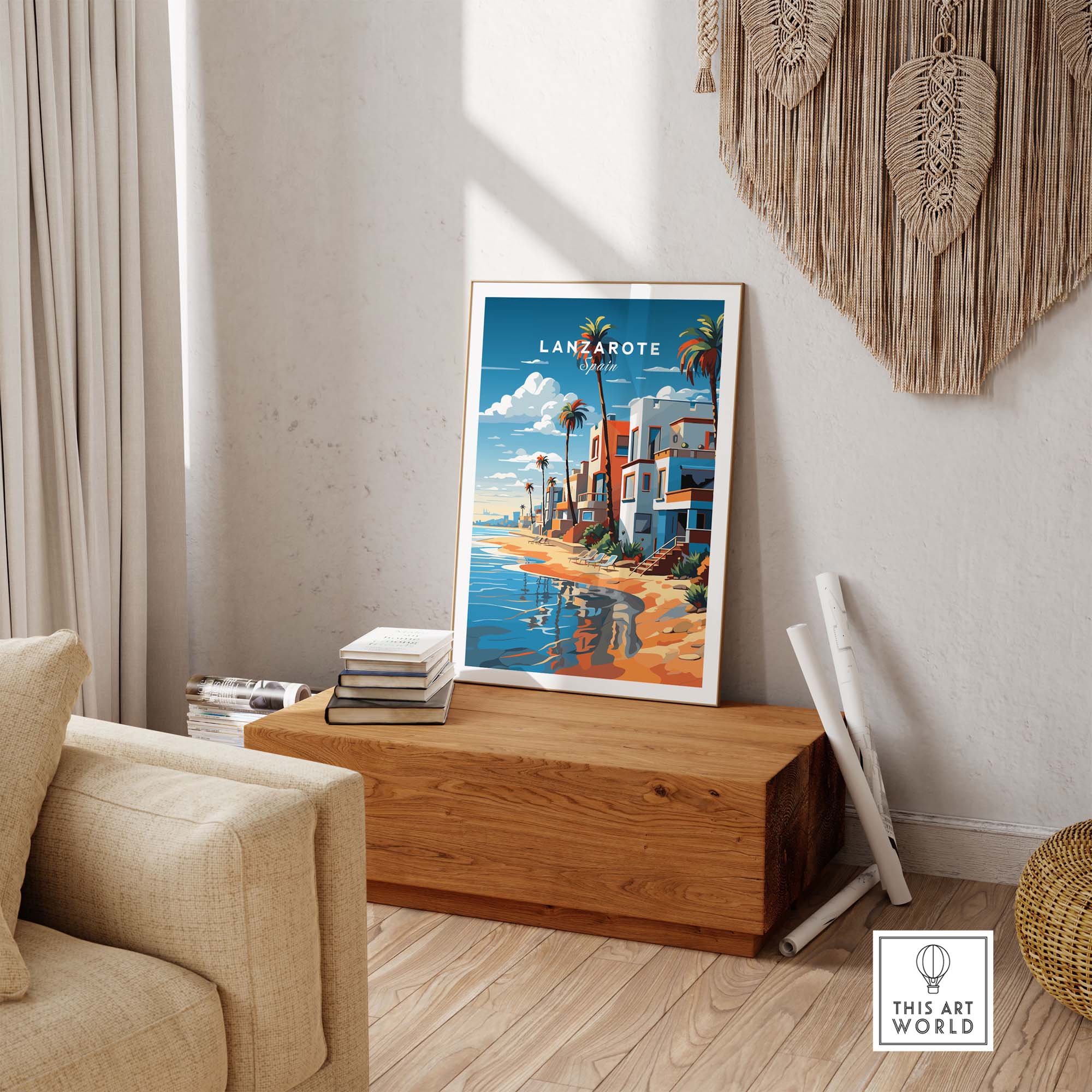 Lanzarote Travel Print