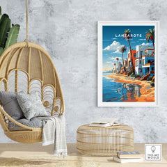 Lanzarote Travel Print