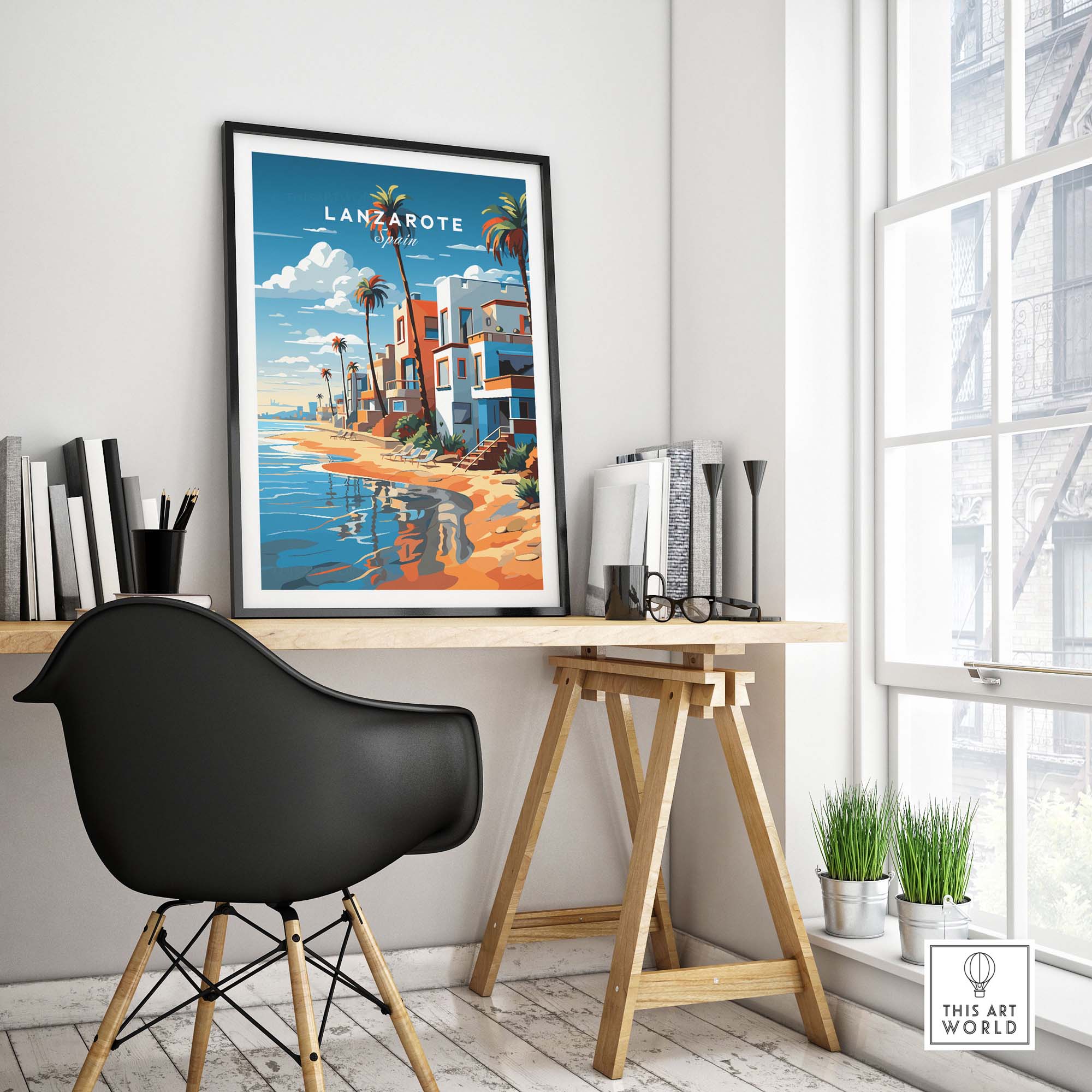 Lanzarote Travel Print